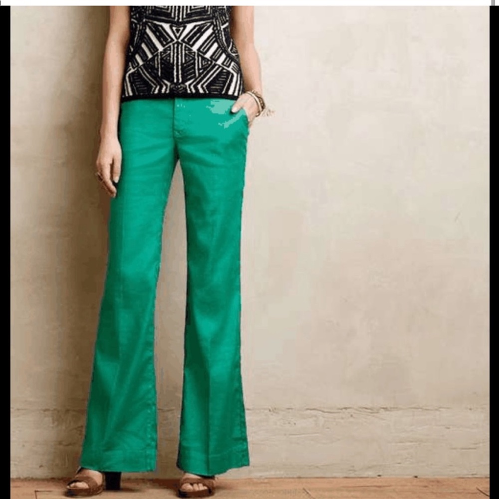 Level 99 turquoise flare pants